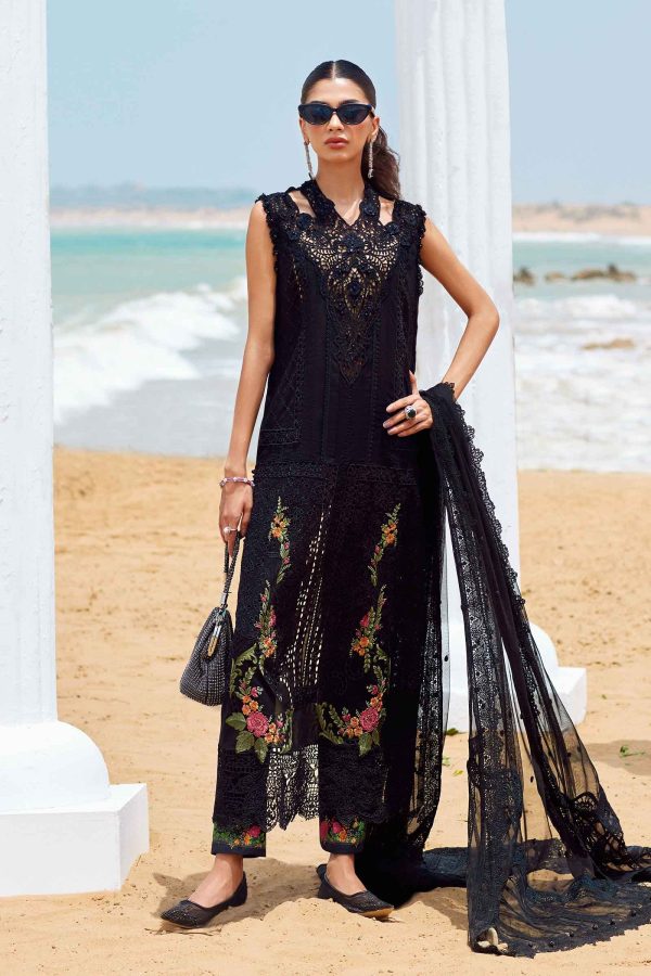 3 Piece Unstitched Embroidered Lawn Suit EID LAWN-25-01