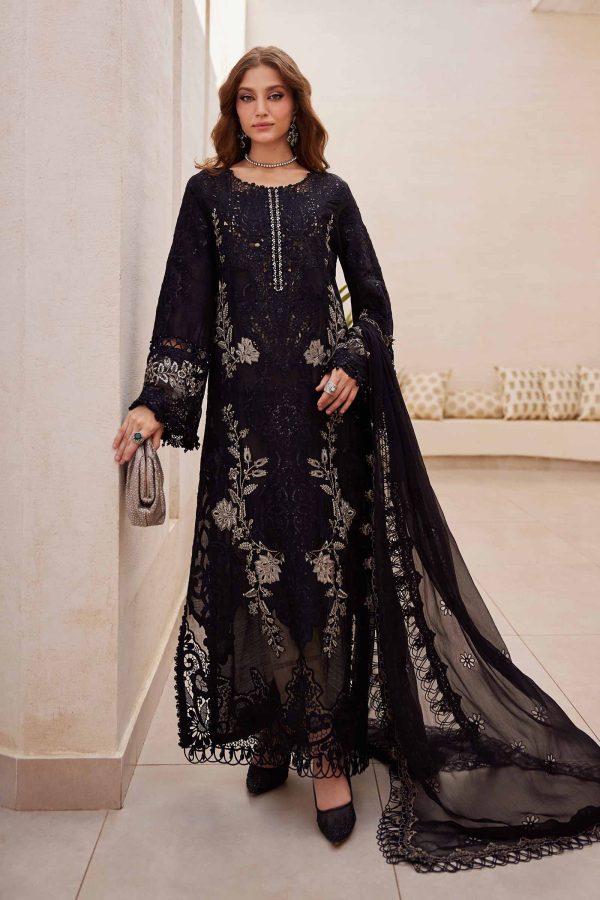 3 Piece Unstitched Embroidered Paper Cotton Suit EID LAWN-25-03